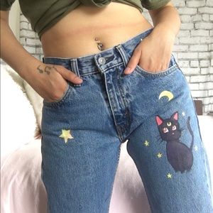 vintage Levi’s 505 (custom art)